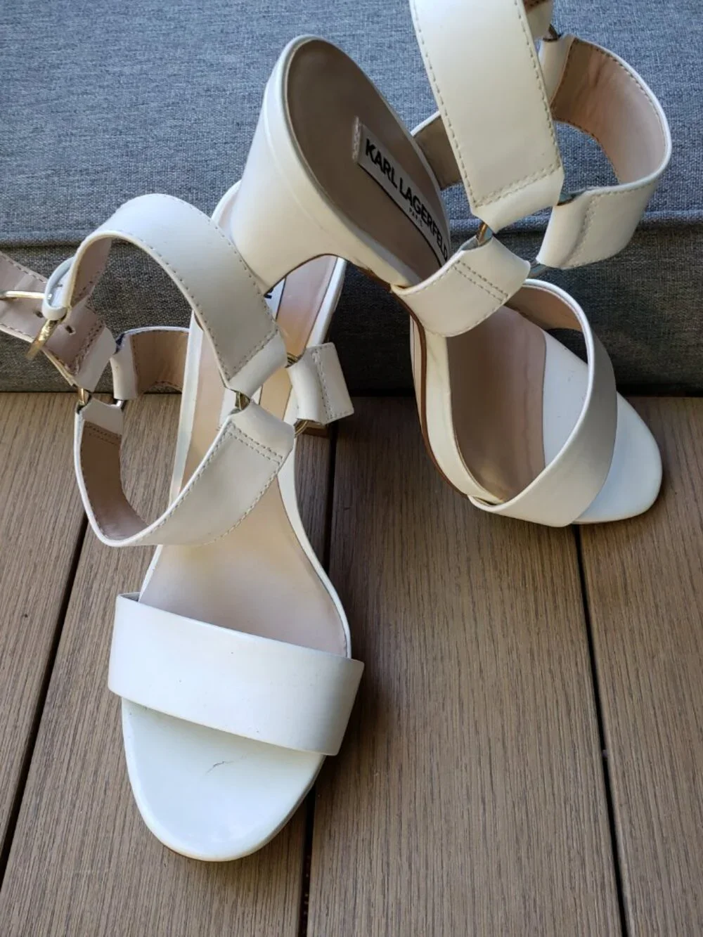EUC Karl Lagerfeld Paris Cieone Premium Elegant Heeled Sandal (7.5)